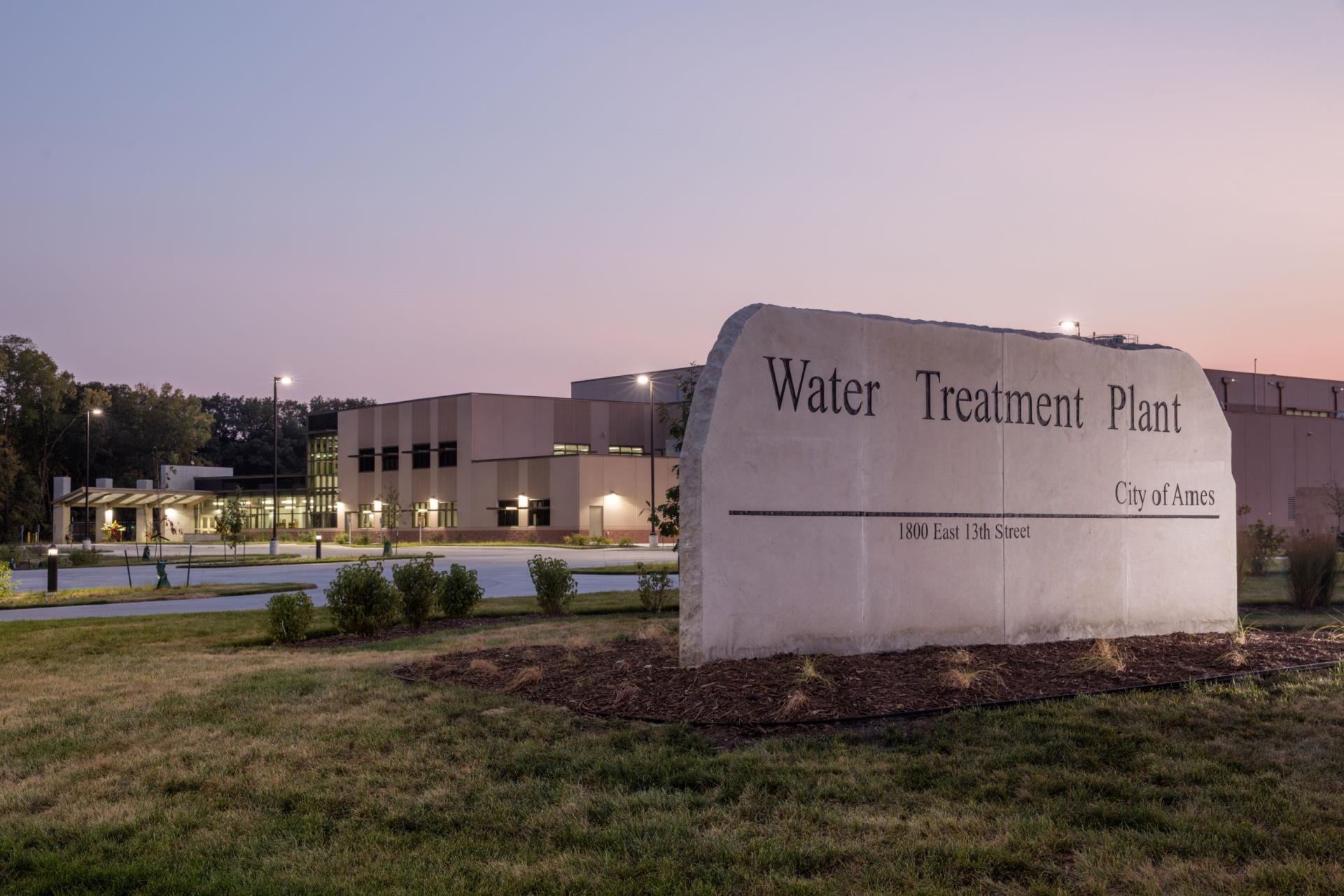 Ames Water Treatment Plant Exterior