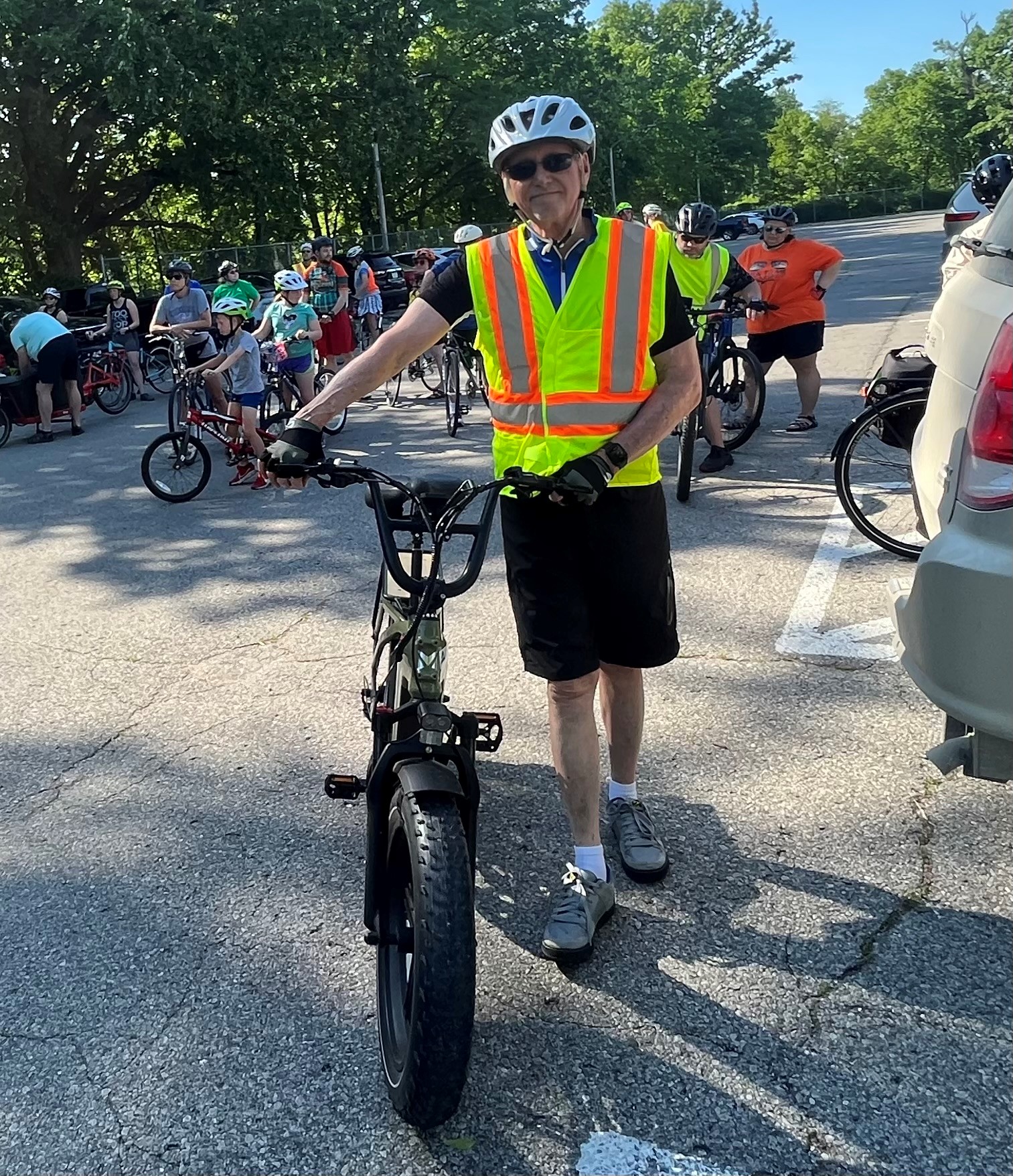 Mayor Haila with his bike