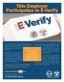 E-verify Poster in English