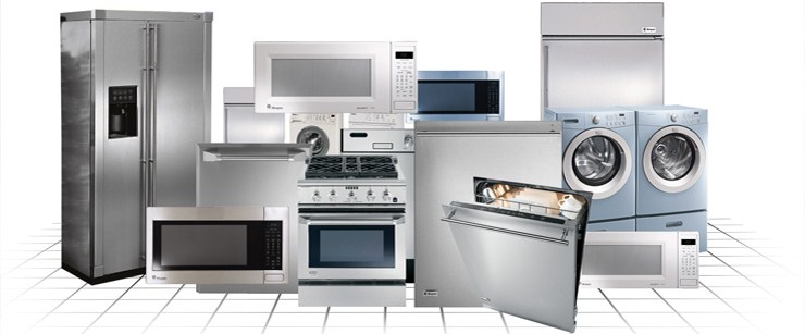 Various kitchen appliances