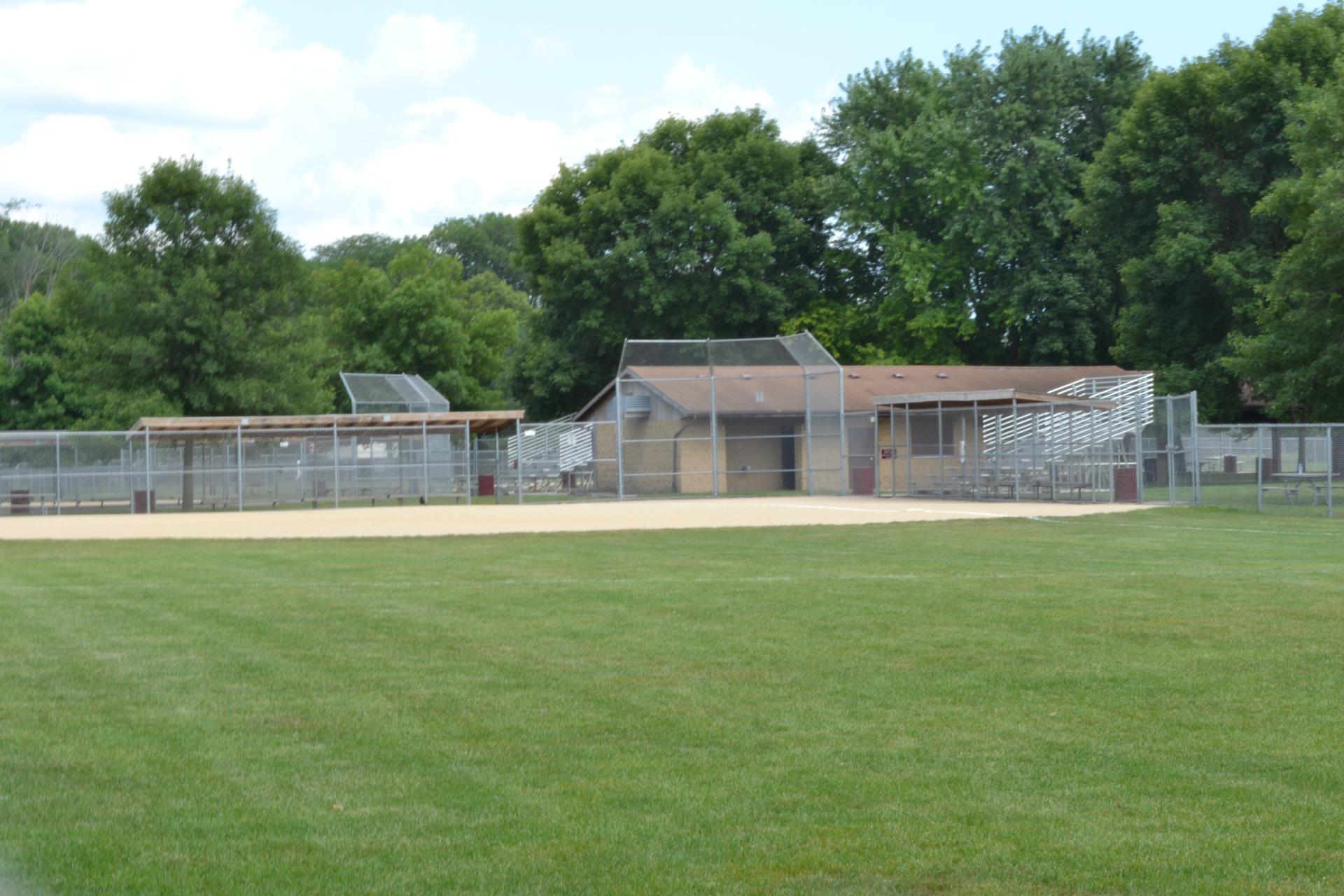 Ball diamond at River Valley park