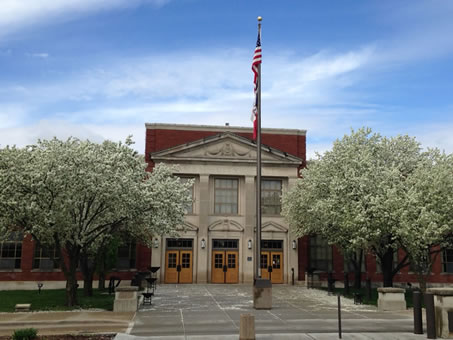 City Hall in April